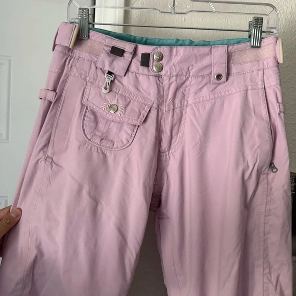 686 women’s pink ski snow nylon pants - Picture 5 of 10